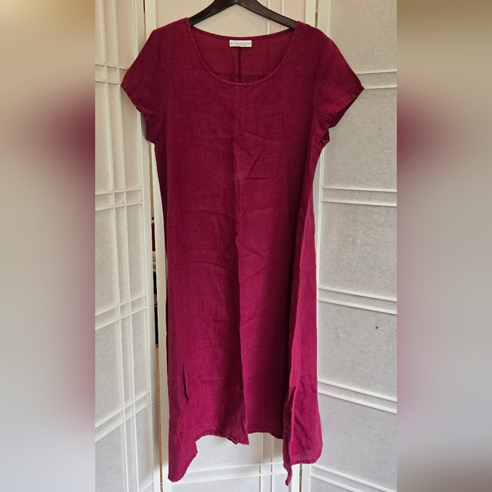 bryn Walker Winslow Midi Dress in Deep Wine